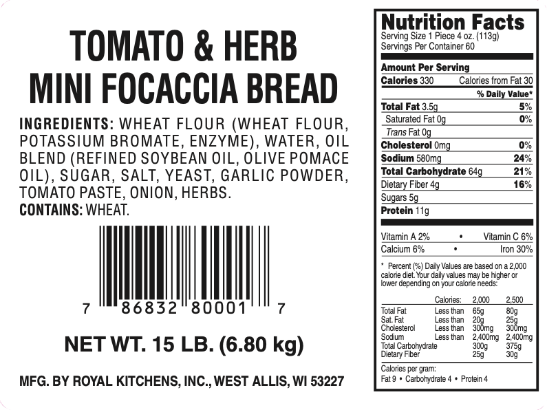 Royal - Products & Nutrition Facts